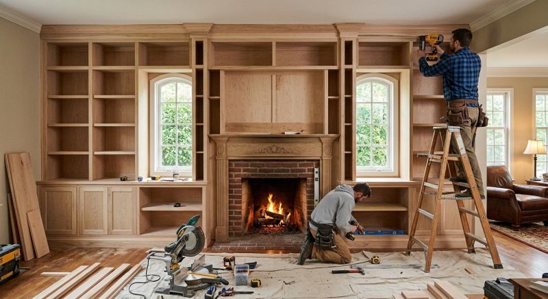 Bookcase Installation in Woodbridge, VA