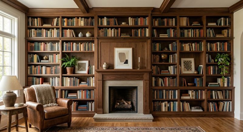 Built In Bookshelves Installation in Greensboro, NC