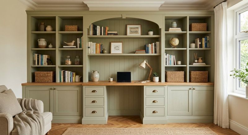 Built In Desk Installation in Fairfax, VA