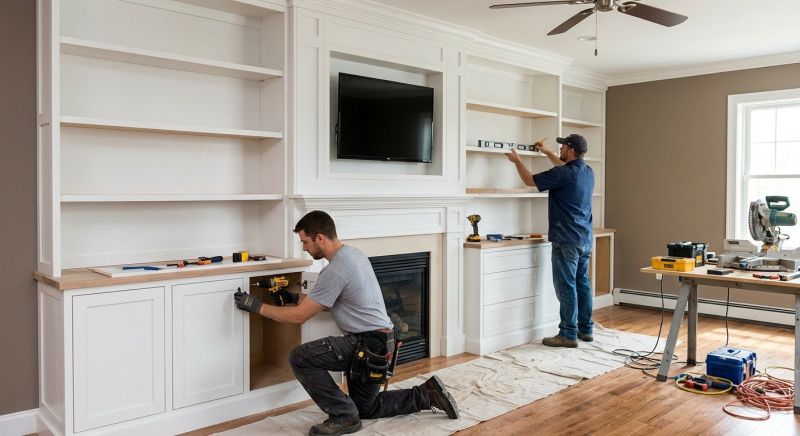 Builtin Cabinets Installation in Alexandria, VA