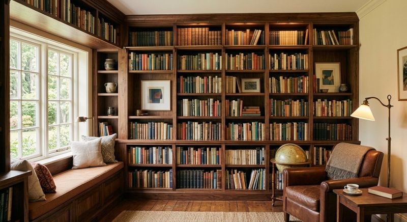 Custom Bookshelves Service in Durham, NC