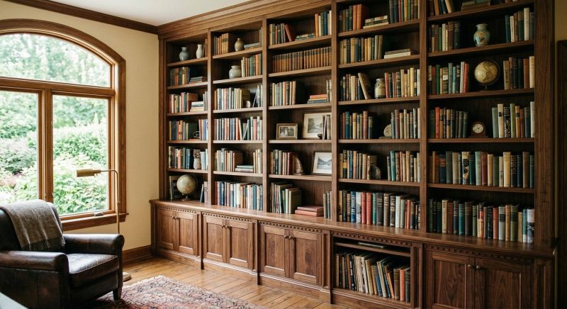 Custom Bookshelves Service in Winston Salem, NC