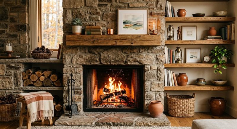 Fireplace Shelves Installation in Frederick, MD