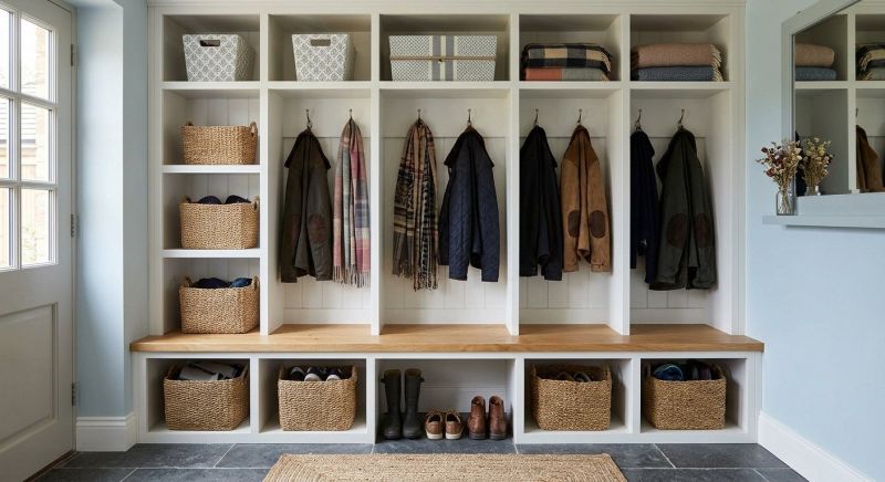 Mudroom Shelving Installation in Fairfax, VA