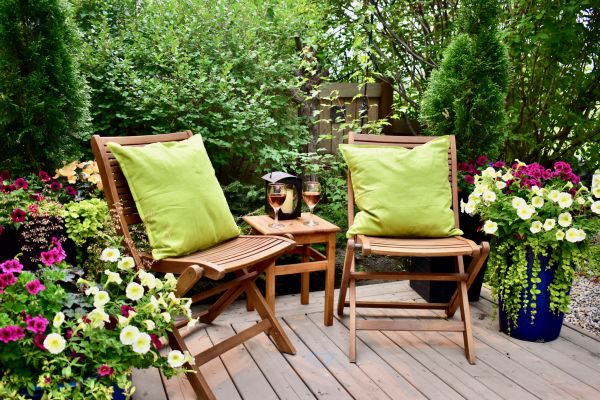 Terrace Furniture Staining