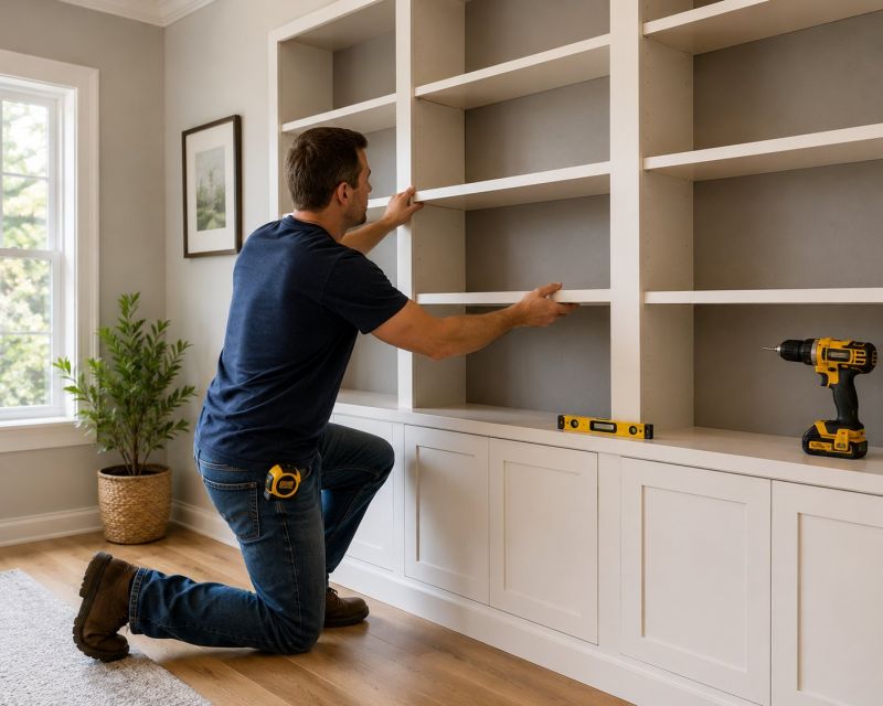 Bookcase Installation in Greensboro, NC