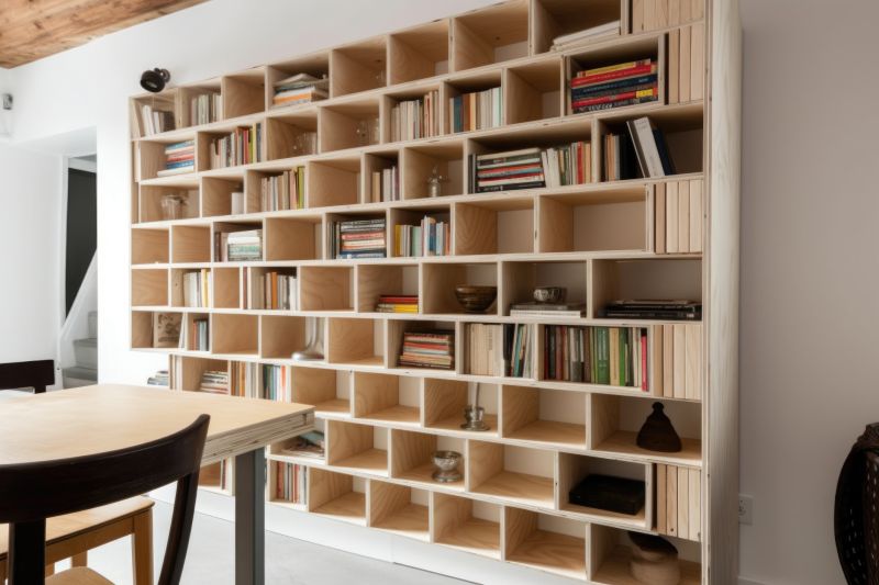 Built In Bookshelves Installation in Durham, NC