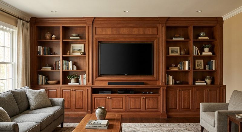 Built In Tv Cabinetry in Annapolis, MD