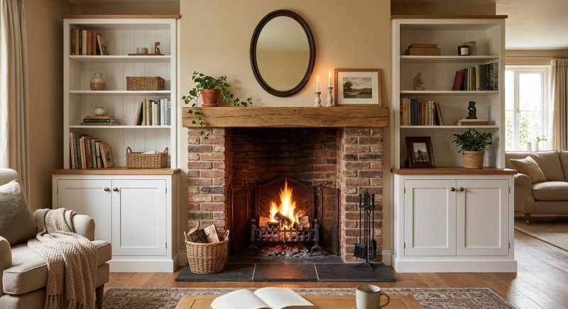 Fireplace Cabinet Installation in Charlotte, NC