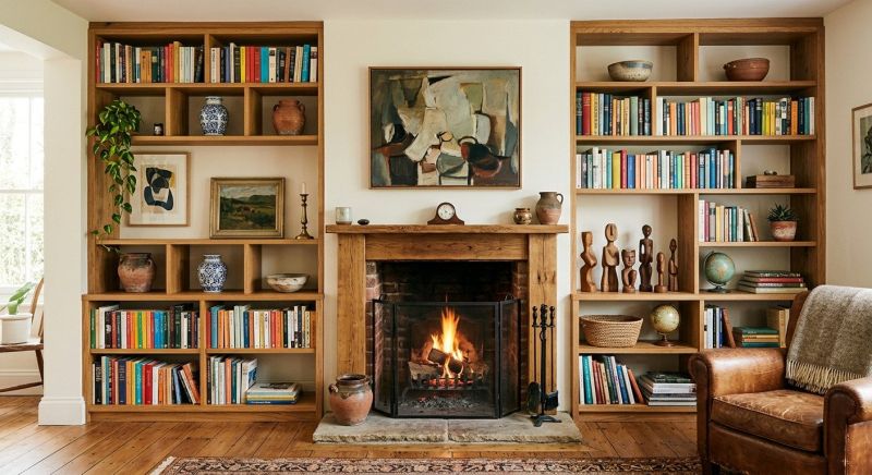 Fireplace Shelves Installation in Raleigh, NC